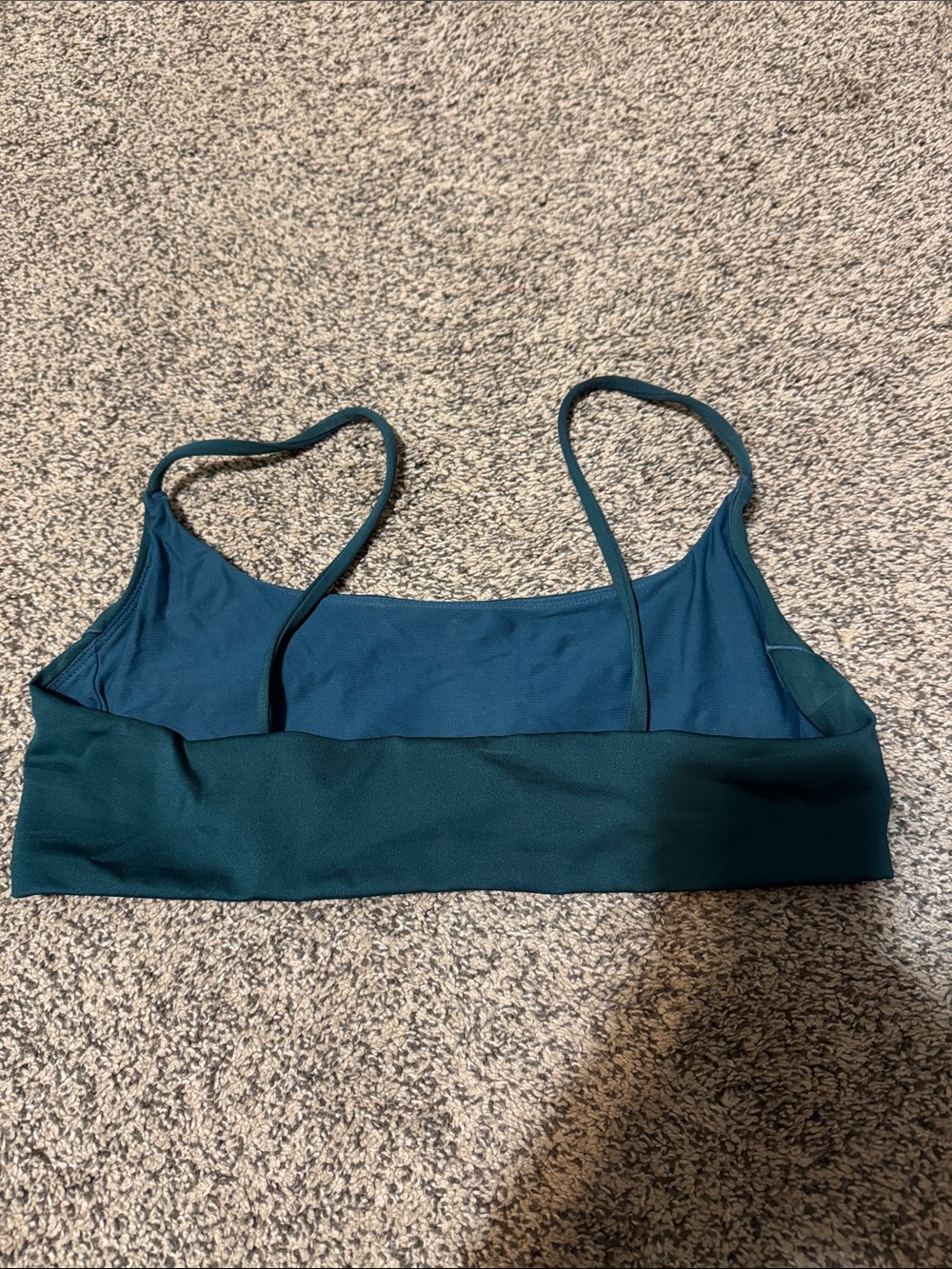 Left On Friday Teal Shelf Swim Bra - Picture 2 of 3